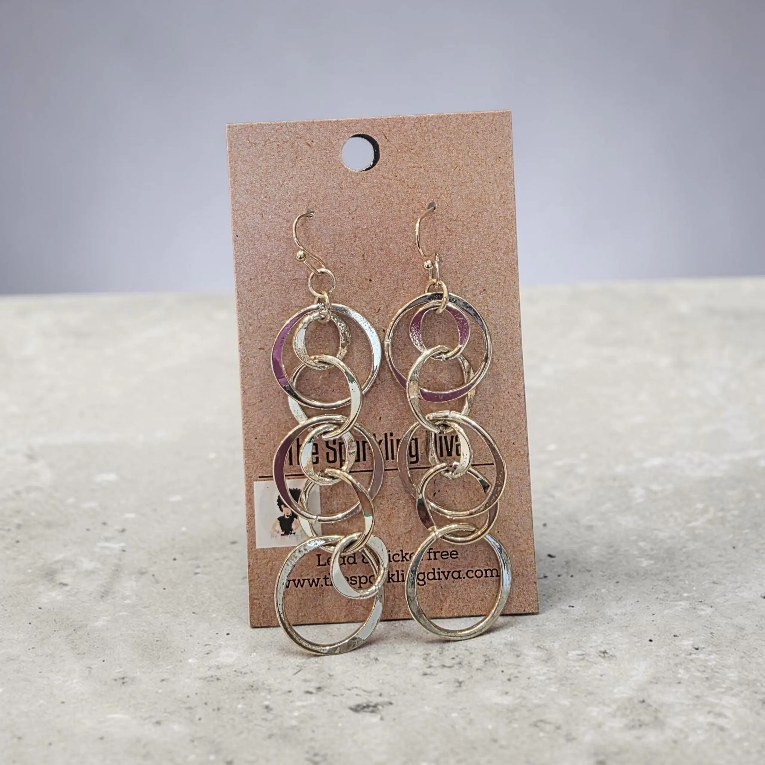 Interlocked earrings