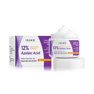 Azelaic Acid Acne Treatment Cream Gentle Moisturizing Improve Facial Acne Brightening Hydrating Face Cream