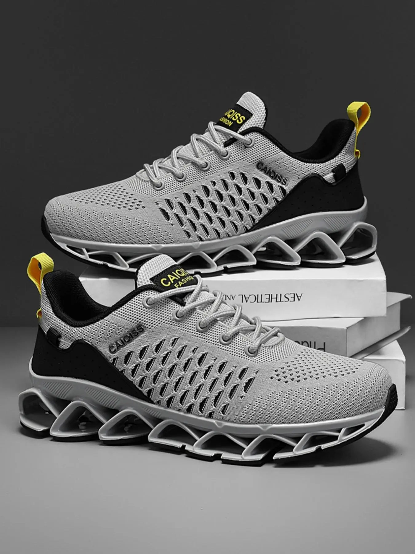 Men's Breathable Lightweight Mesh Sneakers, Workout Sneakers, Athletic Running Shoes, Comfortable Running Shoes for Daily Wear and Sports, Versatile Casual Trainers