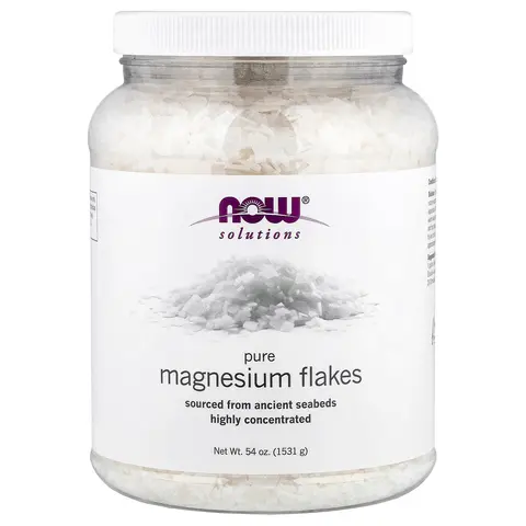 NOW Foods Solutions, Pure Magnesium Flakes, 54 oz (1,531 g)
