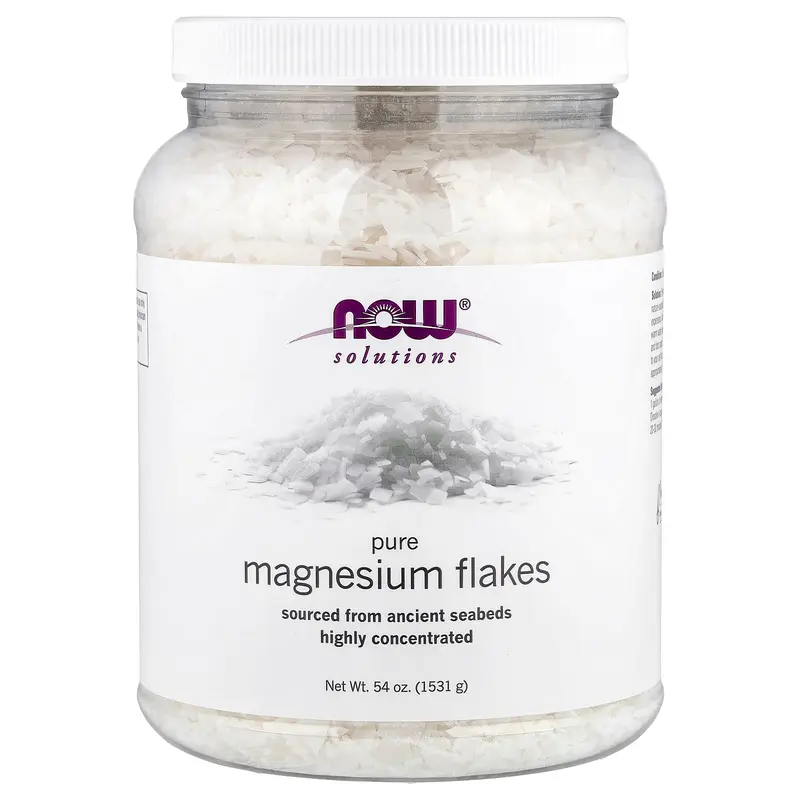 NOW Foods Solutions, Pure Magnesium Flakes, 54 oz (1,531 g)