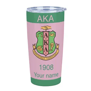 Personalized Alpha Kappa Alpha Water Bottle,AKA Tumbler,Sorority Initiation Gift