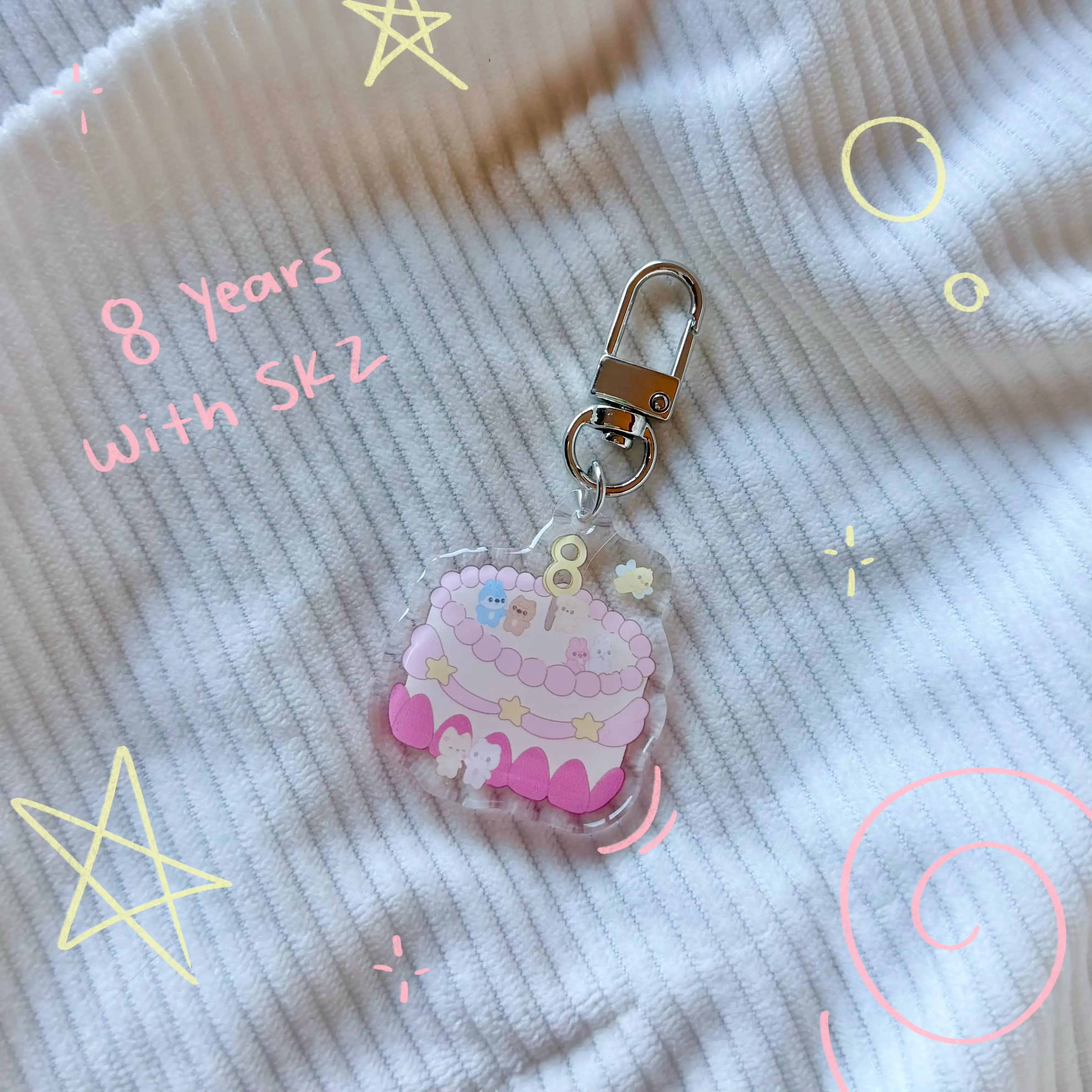 8 Years With Skz Keychain