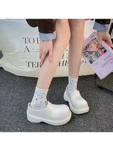 Parent-Child All Black Clogs EVA Breathable Lightweight Adjustable Straps Non-Slip Wear-Resistant Family Matching Shoes