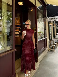 Women's Polka Dot Dress Summer Vacation Casual Elegant Ladies' Clothing, Perfect for All Seasons, Stylish & Comfortable Design