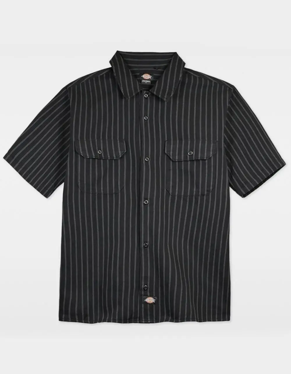 DICKIES Worn In Mens Button Up Shirt