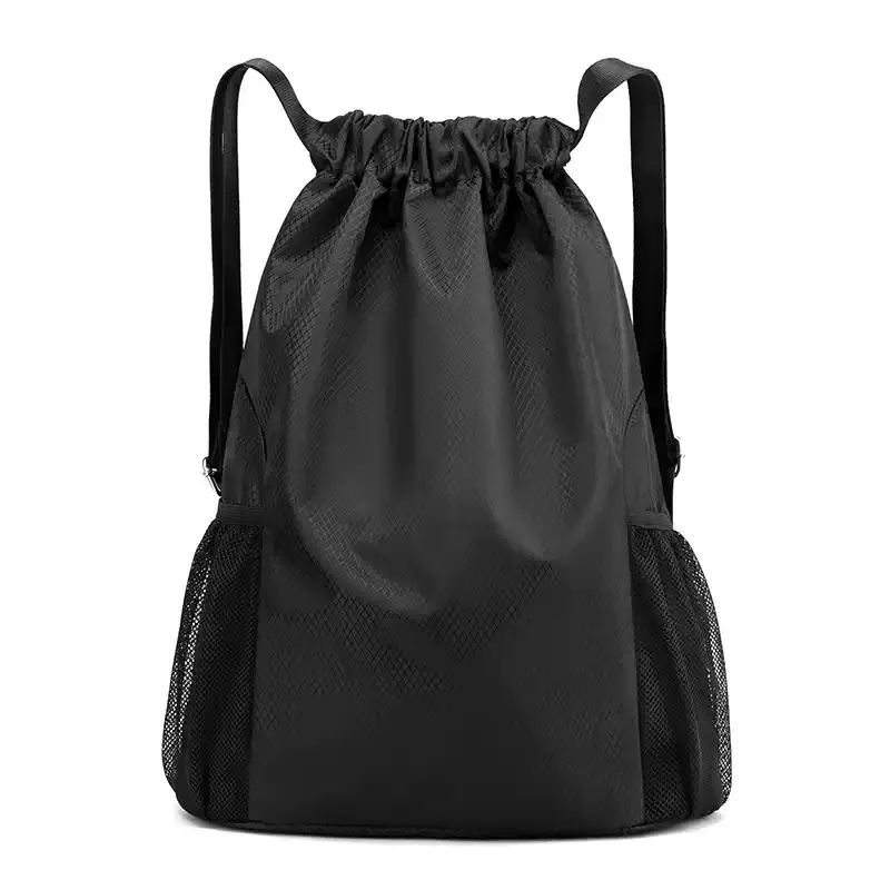 Drawstring Pocket Backpack Simple Travel Backpack Large Capacity Drawstring Gym Sports Football Basketball Bag