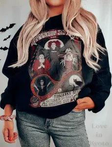 Halloween Sweatshirt- Sanderson Sisters Sweatshirt- Cute Halloween SweatShirt- Halloween Party Movie Night - Hocus Pocus Sweatshirt