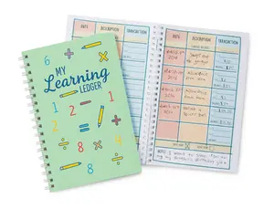 My Learning Ledger - Kid-Friendly Workbook for Money Management & Financial Literacy
