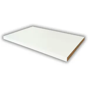 Customized White Shelves Cut to Order 3/4" - Cabinet Shelf Custom Size Shelf - Melamine Shelves Cut to Order 3/4" - Cabinet Replacement Shelves (White)