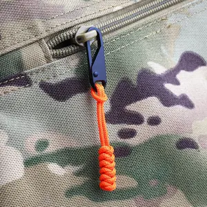 Handmade Snake Knot Paracord Bag Zipper Puller Drawstring Repaired replacement Zipper Pull Accessories