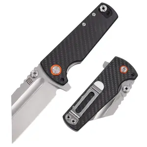 Artisan Cutlery Proponent ATZ-1820P D2 Blade Carbon Fiber Handle Folding Knives for Christmas gift, Camping Tools Outdoor Activities