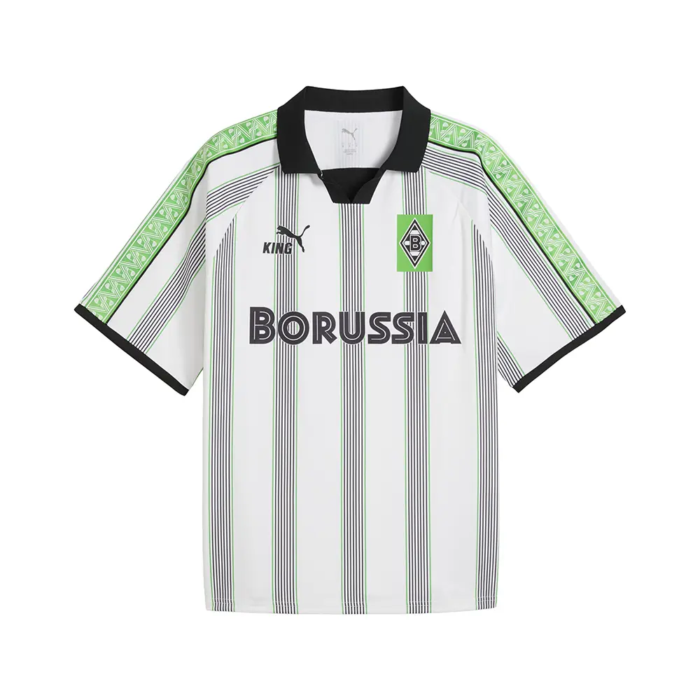 PUMA Mens Borussia Monchengladbach King Jersey Casual - White