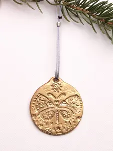 Elevate Your Holidays with a Ceramic Collectable Ornament – Golden Butterfly Magic