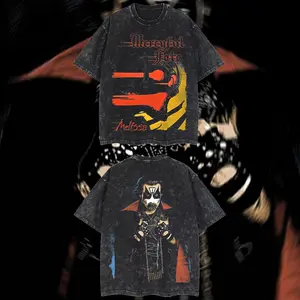 AUDIO WAVE RECORD - Mercyful Fate Melissa Heavy Metal Graphic T‑Shirt, Rock Music Graphic Hoodie, Rock band tee, Mexico style menswear