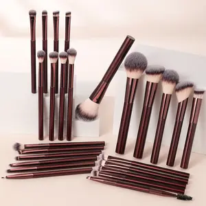 25PCS Cosmetic Brushes,High-Quality Synthetic Fibers And Cover Many Types Brush,Suitable For All Skin Types And Populations,Travel Essential,Valentine's Day,Gifts For Women,Professional Complete Makeup Kit