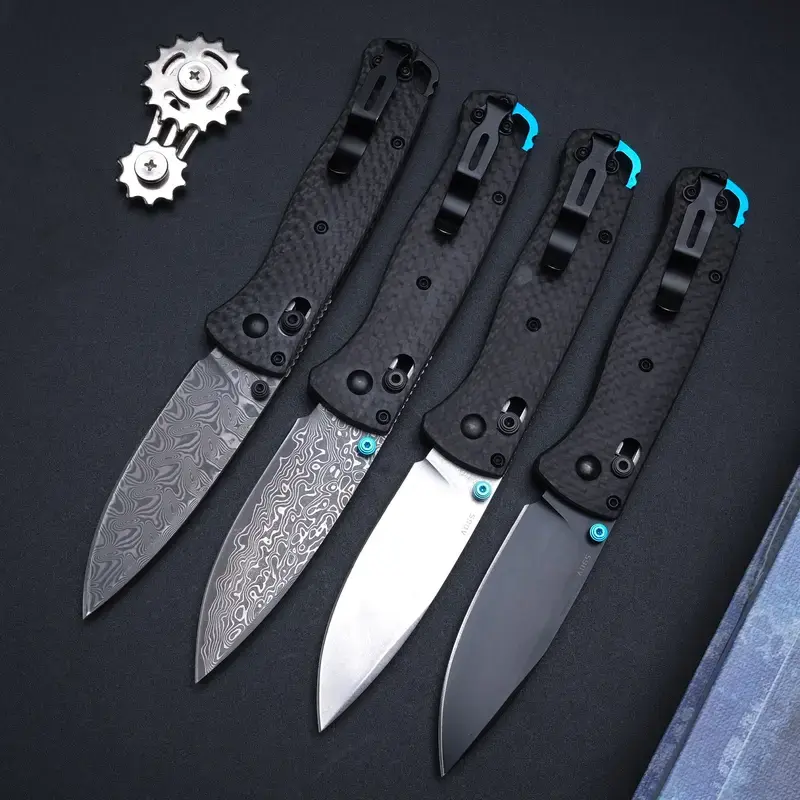 Lightweight Folding Knife, Carbon Fiber Handle, Multi Layer Damascus Steel High Hardness Blade, Outdoor Camping, Driving, Fishing EDC Tool, Best Gift