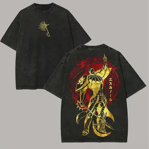 Anime Lover The Seven Deadly Sins Washed Tshirt personality Clothes Suitable for all seasons Plus Size Unisex Streetwear soft