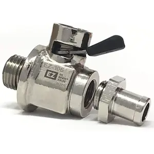 (14mm-1.5) Drain Valve with removable Hose End Combo
