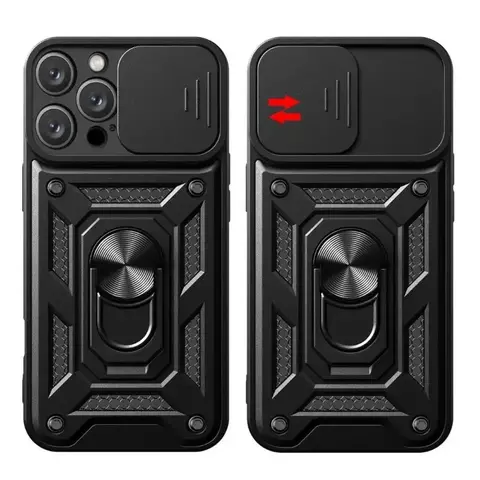 Military Grade Shockproof TPU Plastic Phone Case with Metal Ring Bumpers & Camera Lens Protection for iPhone 11-17, 11 Pro, 12-17 Plus Pro Max Mobile Device Accessory, For Iphone 11Pro