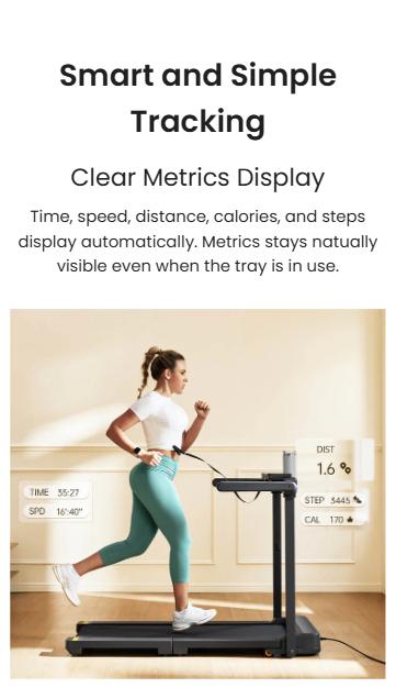 WalkingPad  MX10 Vertical Fold Treadmill | Upright Storage & 6.5MPH