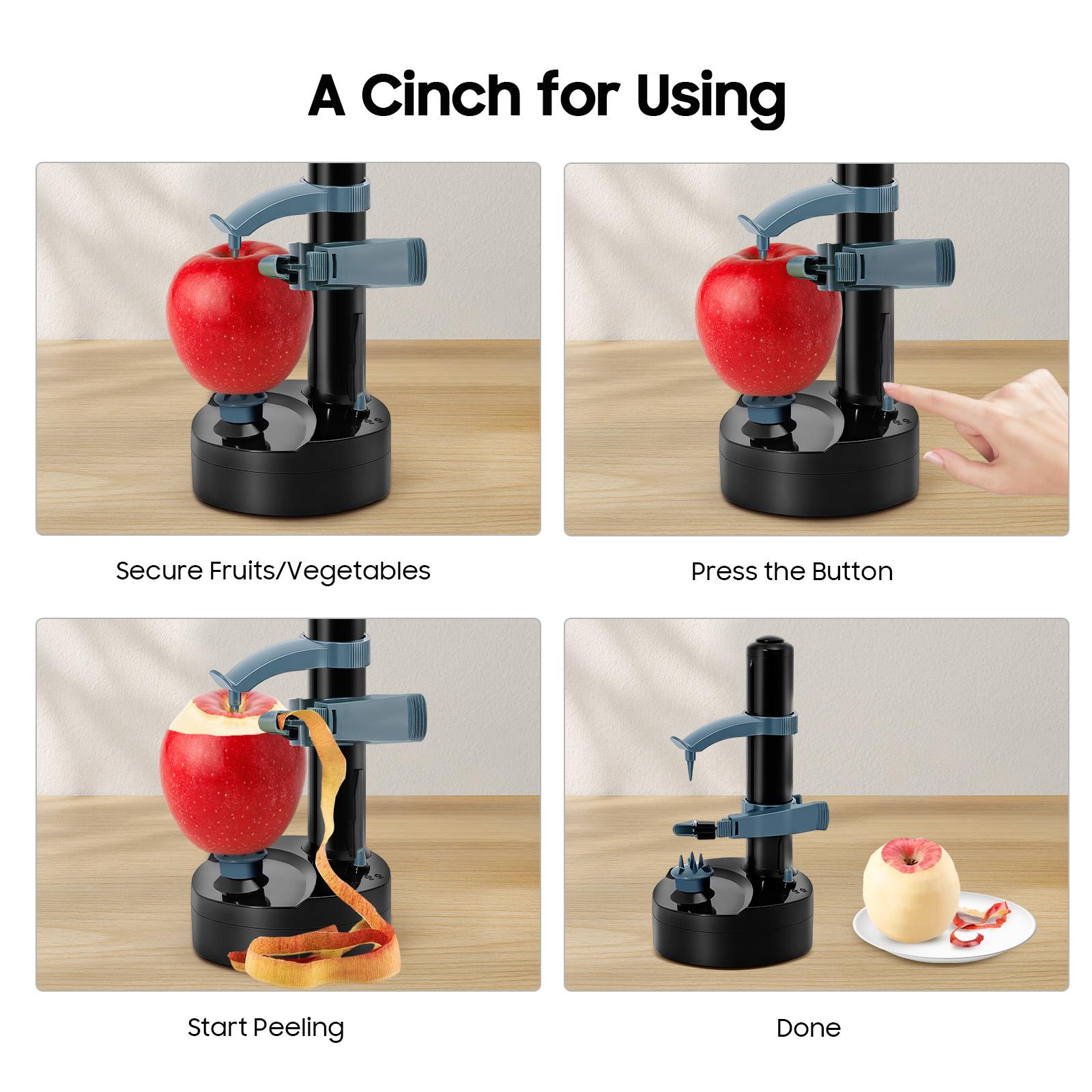 Electric Peeler for Apple Pear Fruits Vegetables Diameter 5-10 cm Electric Peeler for Apple Pear Fruits Vegetables Diameter 5-10 cm