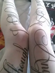 Y2K Style Letter Print Socks Set, Classic Japanese Kawaii High Waist Stockings for Women, Emo Girls Fashion Accessories, Womenswear