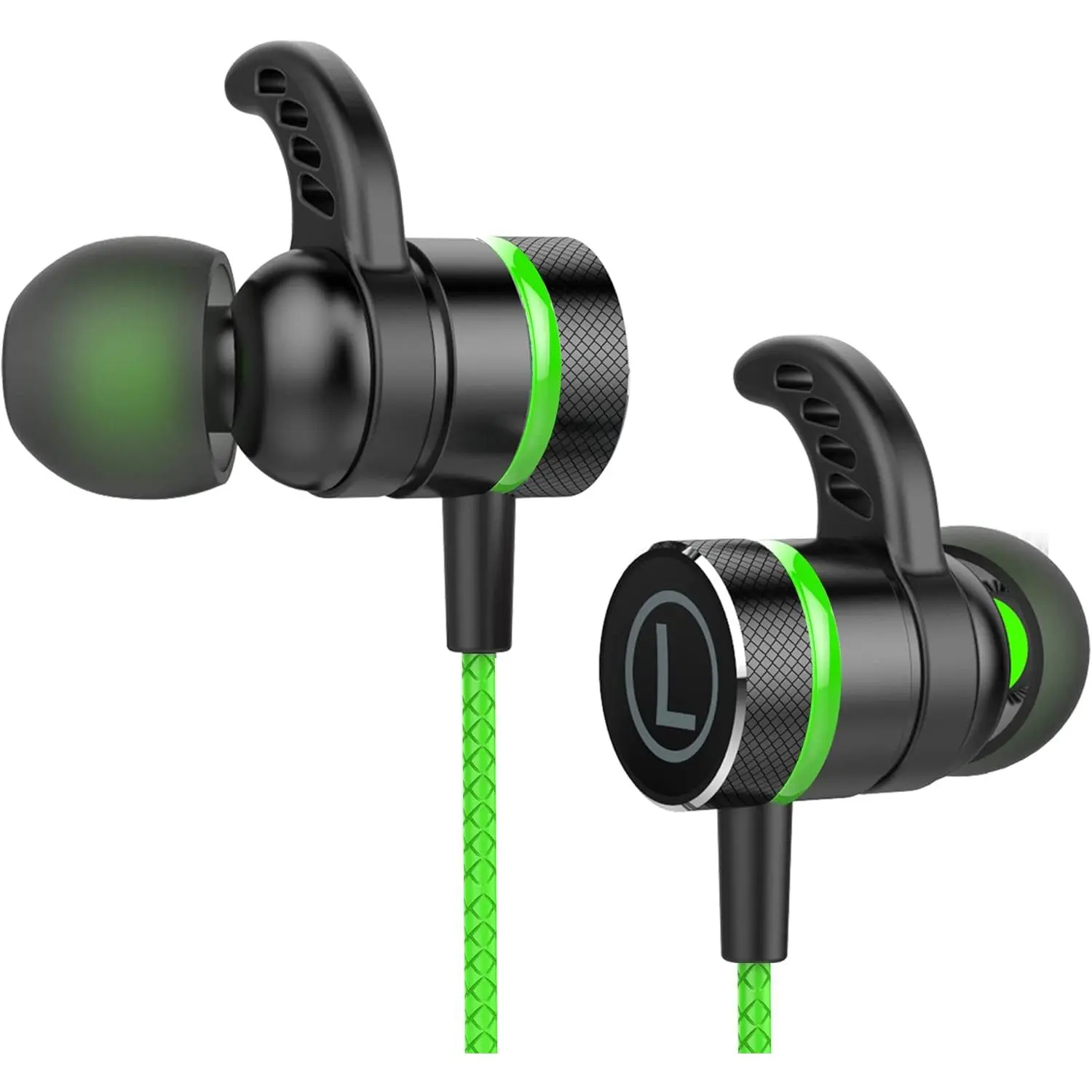 Soundmaster Pro V1 - Gaming Earphones with Dual Audio Drivers,in-Line Mic with Mute and Volume Control,Compatible with  Series, One,Ps5,Ps4,,Pc with 3.5mm