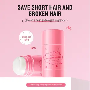 Long-Lasting Strong Hair Wax Stick, Anti-Frizz Gel Styler, Styling Gel, Edge Control Gel, Portable Non-Greasy for All Hair Types, Unisex Daily Use, Haircare