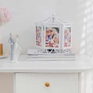 Windmill Frames  For Family Pictures Holder Table Frame Stand With Music Glass Glass Decor