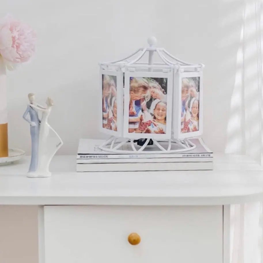 Windmill Frames  For Family Pictures Holder Table Frame Stand With Music Glass Glass Decor