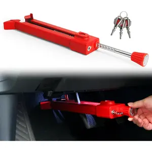 Brake Pedal Lock - Car Anti Theft Device with Led, Pedal Lock Anti Theft Car Security, 3 Second Install Car Theft Prevention Device for SUV/Truck/Van Car Accessories Auto