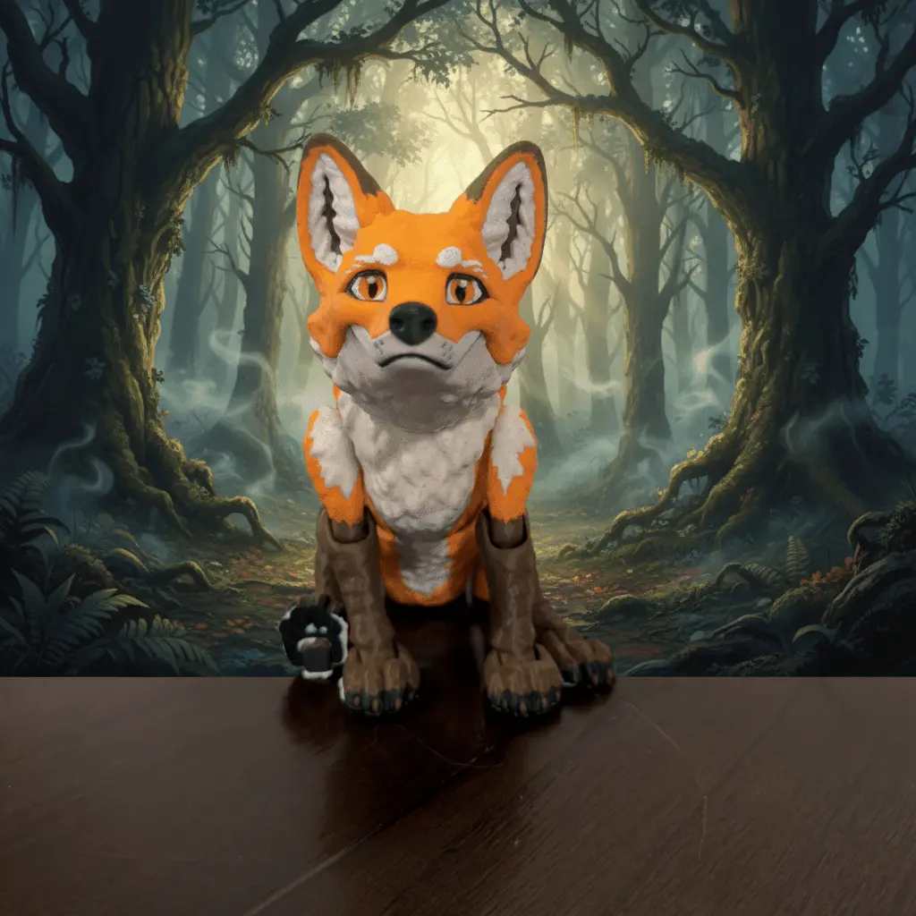 Flexi Fox – Articulated 3D Printed Fox Fidget Toy