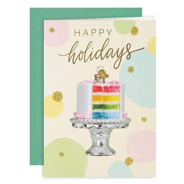 Cake Christmas Card
