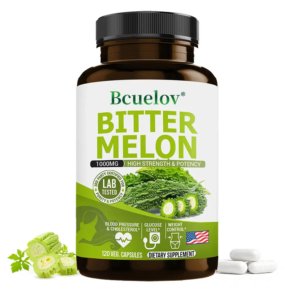 Bcuelov Health Supplement — Supports Blood Sugar Balance & Cardiovascular Health — 120 Capsules