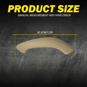 2pcs Beige Inner Door Pull Handle Trim Cover for BMW X1 X2 F48 F49 F39 (2016-2020) - OE 51417417513 , Durable ABS Material, Easy Installation, Perfect Fitment