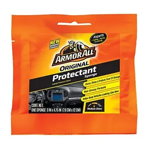 Armor All Protectant Car Sponge - Deep Cleansing, UV Protection, Lasting Shine