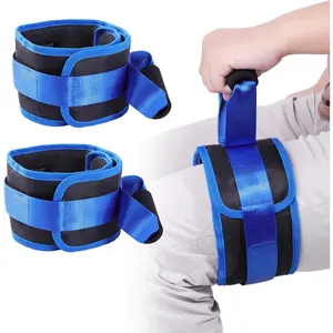 Thigh Lifter Strap (2 Pack),Leg Lifter Strap for Limited Mobility,Pull Up Assistance Belt,Movement - Transfer Device For Limited Mobility, Knee Recovery - For Elderly, Senior & Disabled