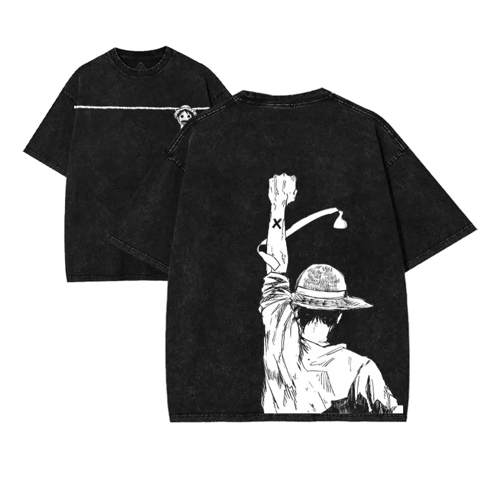 t-shirt roblox luffy wano - TikTok Shop