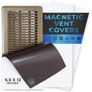 High Strength  Vent Cover 3 Pack (5.5" X 12") for Floor, Wall and Ceiling Steel Registers, Home and RV, HVAC and AC,