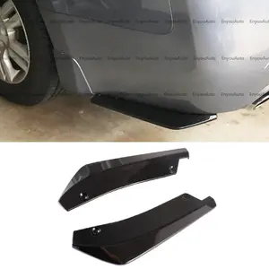 For Toyota Highlander Universal Rear Bumper Lip Splitter Diffuser Glossy Black