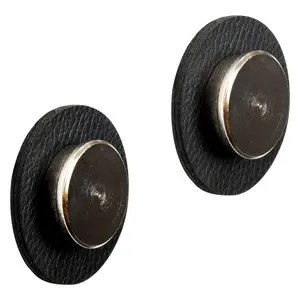 Smart Silver Magnetic Pins & Black Nano Gel Pads - Set of 2