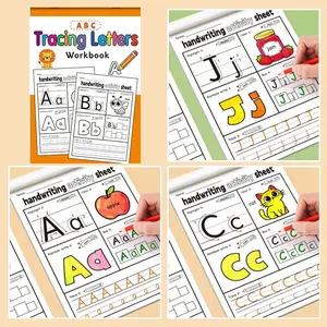 [Safety Certified] 32-Page ABC Tracing Pack | Early Learning Handwriting Practice for Toddlers & Kids | Preschool Alphabet Activity Essentials | Learning Materials