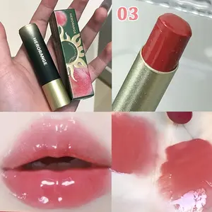 HERORANGE Mirror Lipstick - Korean Style, Low Saturation, Moisturizer-Infused, Hydrating Lip Care Cosmetic, Smudge-Proof & Fade-Resistant Fall
