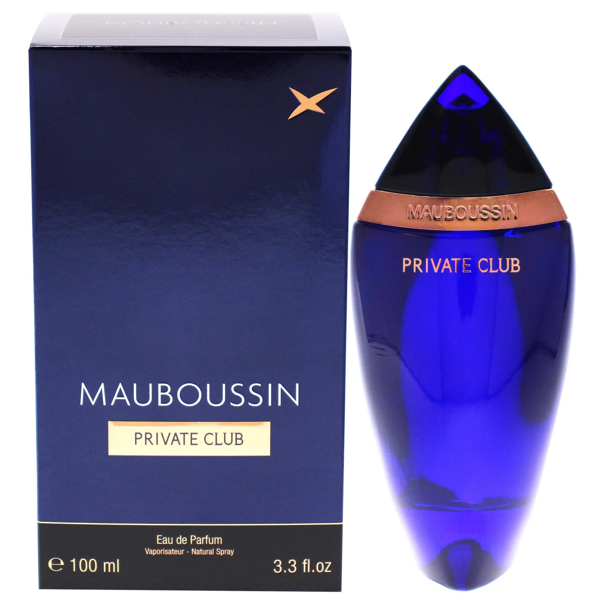Private Club by Mauboussin Men's 3.3 oz EDP Spray, Fragrance Spray Bottle for Men