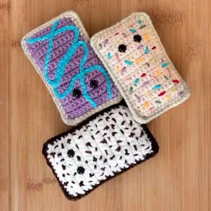 Crochet Poptart Toaster Pastry Plush