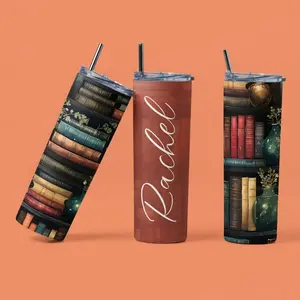 Readers Paradise Personalized Tumbler Bottle Cup Drinkware Stainless Steel Stylish Water Bottles Beverage Customized Sturdy