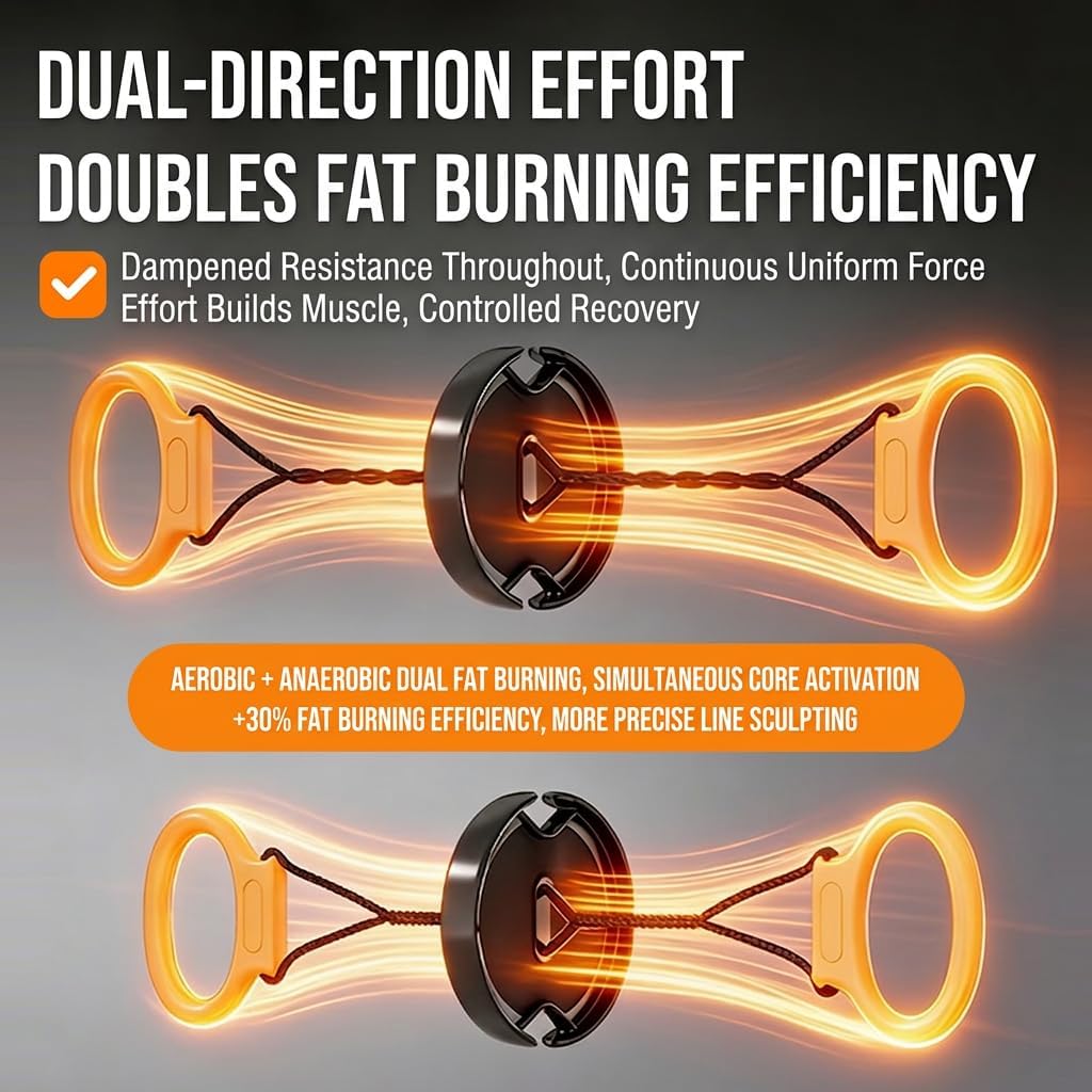 Portable Pulley Resistance Trainer, Multifunctional Home Gym Cable Pull Machine with Handle Grips, Full Body Strength Training Fitness Equipment for Chest Back Arm Workout