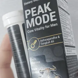 DrBioCare PEAK MODE Core Male Vitality Supplement 7-in-1 Blend with Shilajit Ashwagandha for Daily Energy Stamina Support