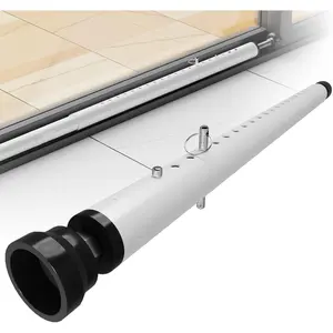 Sliding Glass Door Security Bar, 17-50 inch Adjustable Inside Window Security Bars, Lock Bar for Patio Door/Window, Burglar Proof & Child Safety, Window Stoppers for Sliding/Vertical Windows - 1 PCS
